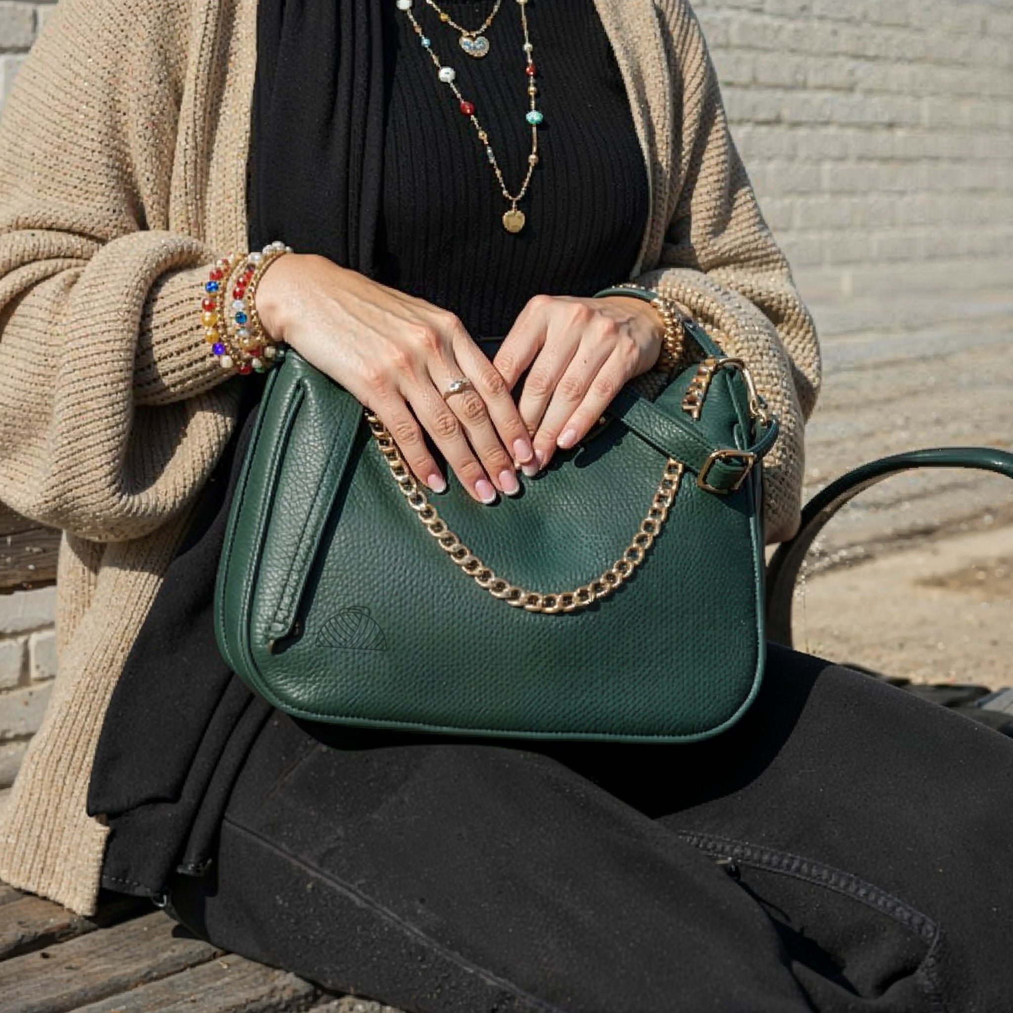 Caprice Shoulder Bag - Olive