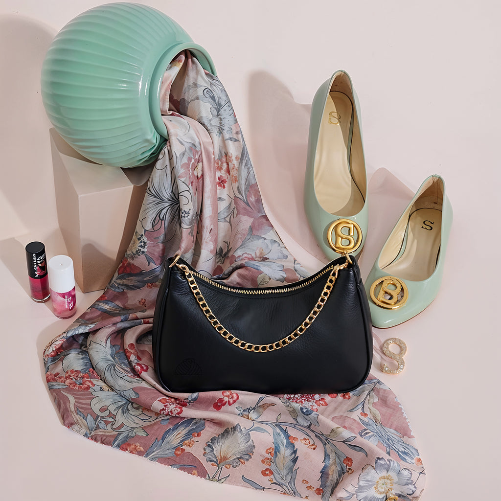 Caprice Shoulder Bag - Black