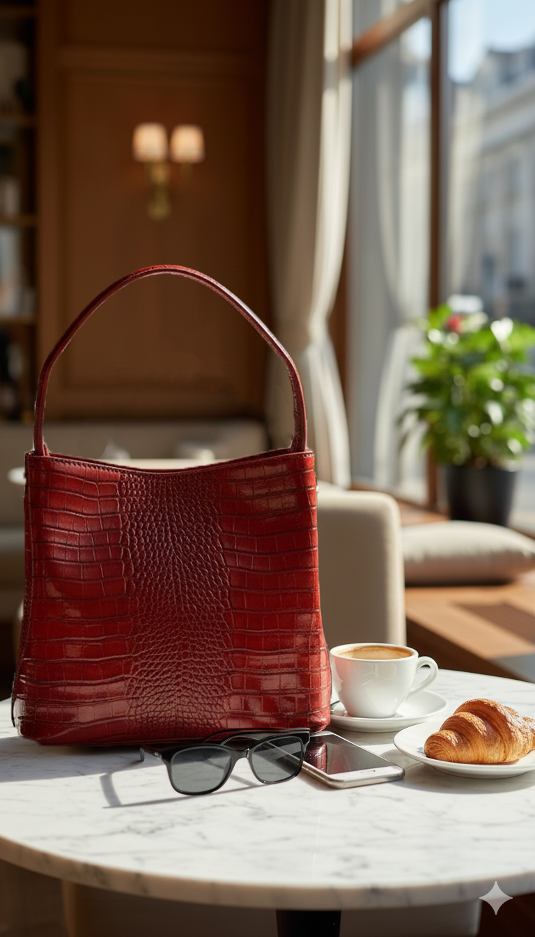 Varanza Handbag - Burgundy