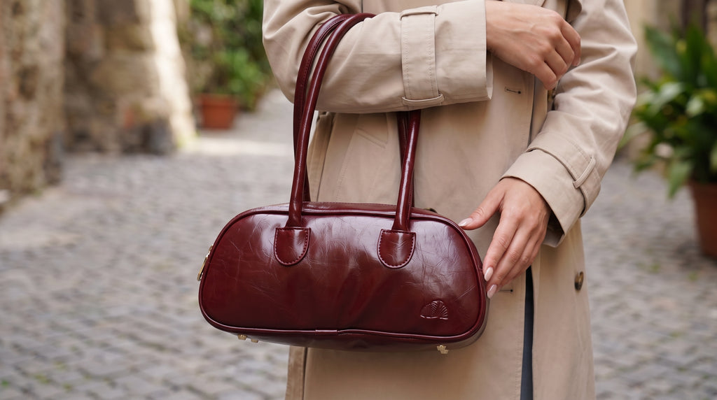 Tulu Shoulder Bag - Burgandy